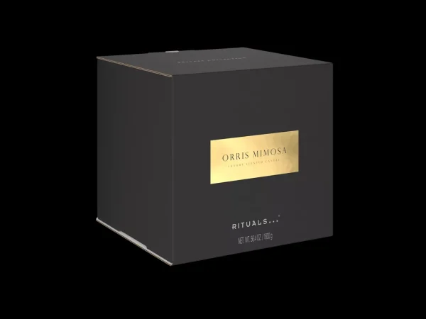 Rituals Large Orris Mimosa Scented Candle With Metal Sleeve